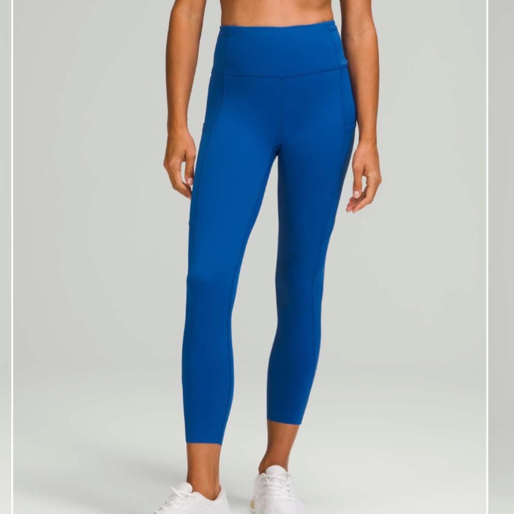 Lululemon Fast and Free High Rise Tight 25" Nulux
Symphony Blue Leggings 18